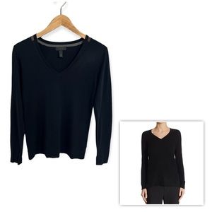 Saks Fifth Avenue Silk Cashmere V Neck Sweater